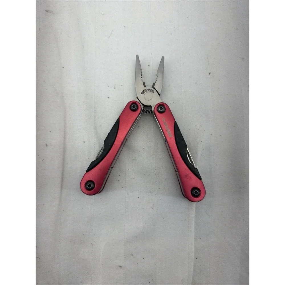 Multi Tool Husky Folding Pliers Stainless Steel, Knife, Screwdrivers
